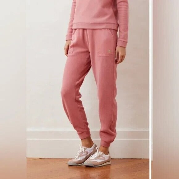 Dudley Stephens NWT Squall Sweatpant in Vello Fleece in Dusty Rose Pink Small - Picture 2 of 10
